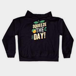 Squeeze The Day Lemon Kids Hoodie